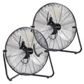 20" High Velocity Floor Fan 2 Pack S689