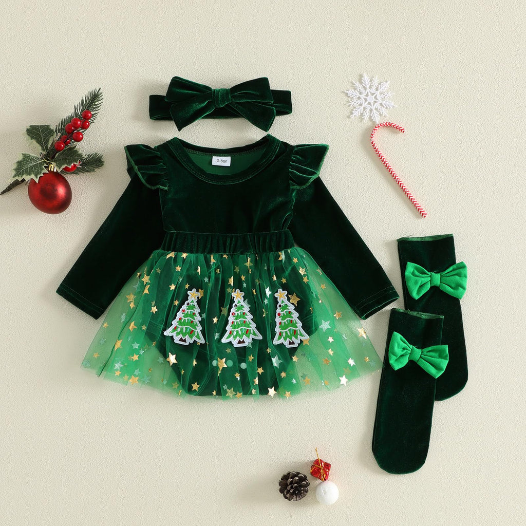Newborn Baby Girl Tulle Romper Dress D622796