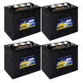 6V 250Ah Flooded Lead Acid Deep Cycle Battery Pack of 4 M89495