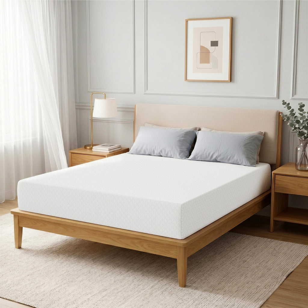 Twin Memory Foam Mattress 5 Inch Green Tea Infused B34638