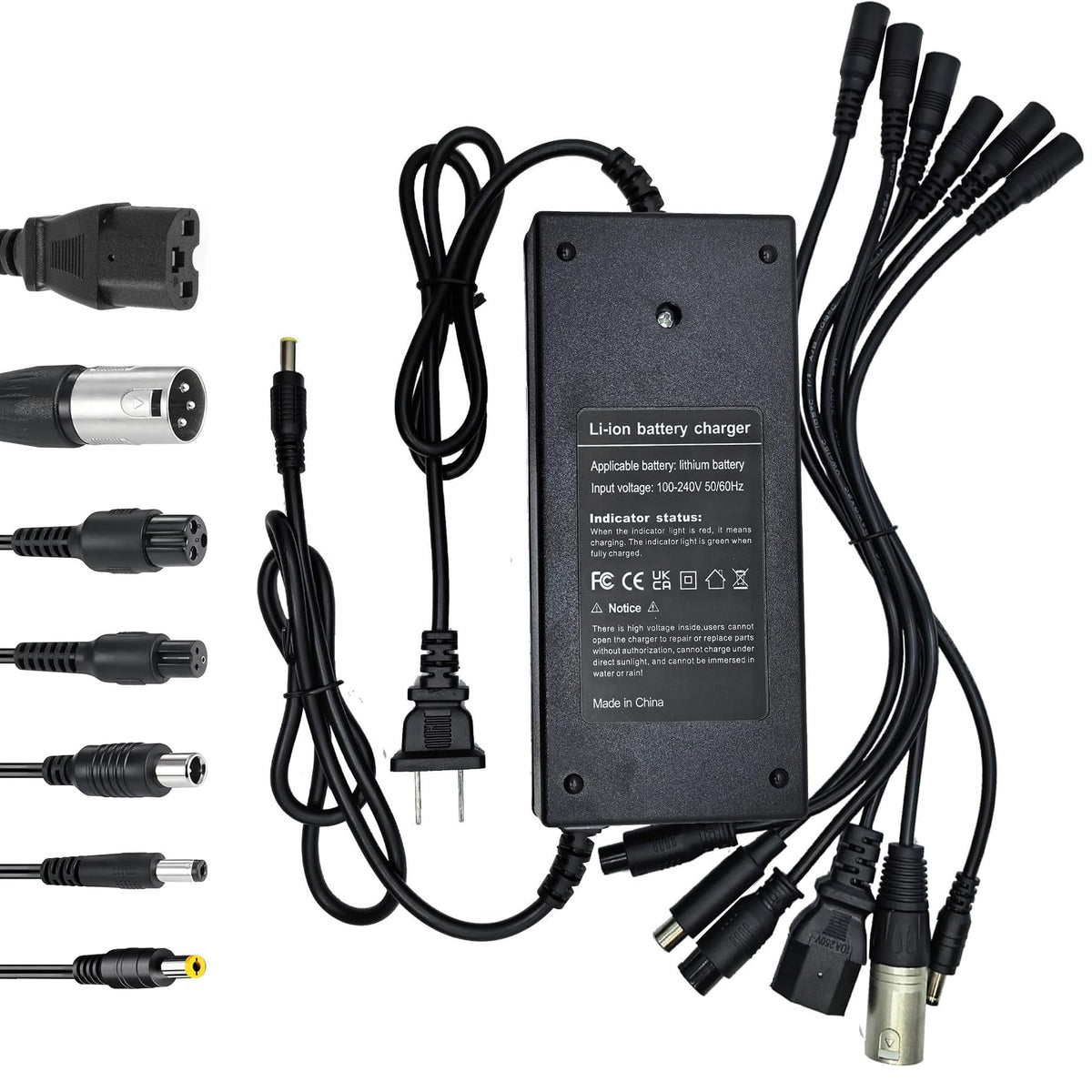 54.6V 3A Battery Charger 7 Plugs S517