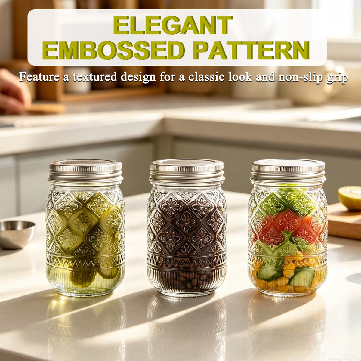 12 oz 20 Pack Mason Jars with Lids and Bands Z1650