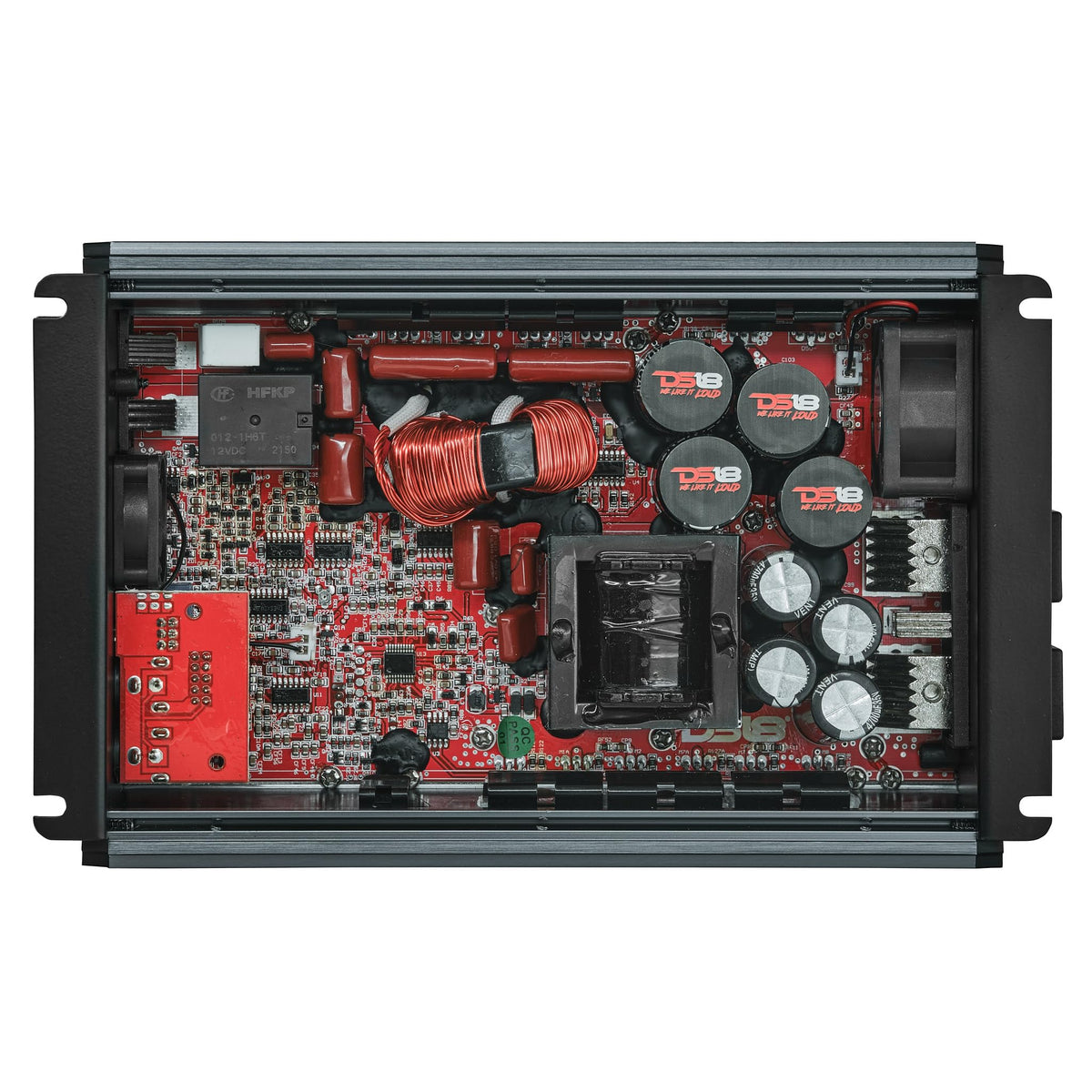 Compact Full-Range Class D 1-Channel Amplifier 2,500 Watts RMS Monoblock P8584