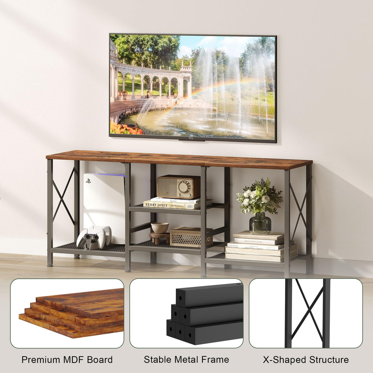 55 Inch 3-Tier TV Stand E147