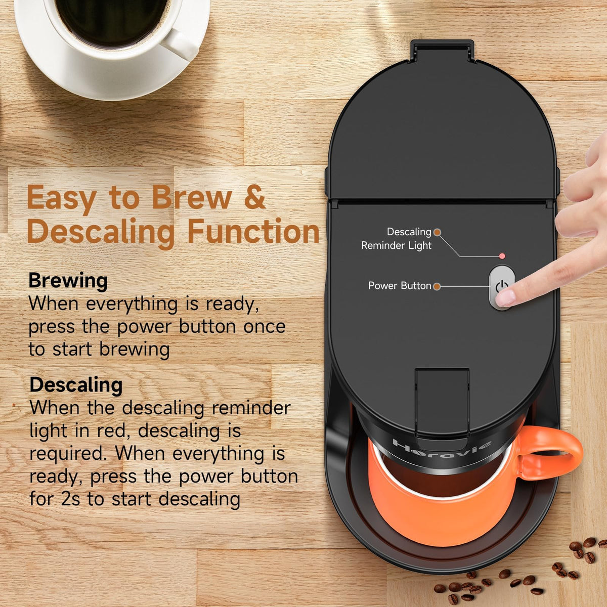 Single Serve Coffee Maker for K-Cup & Grounds K462083