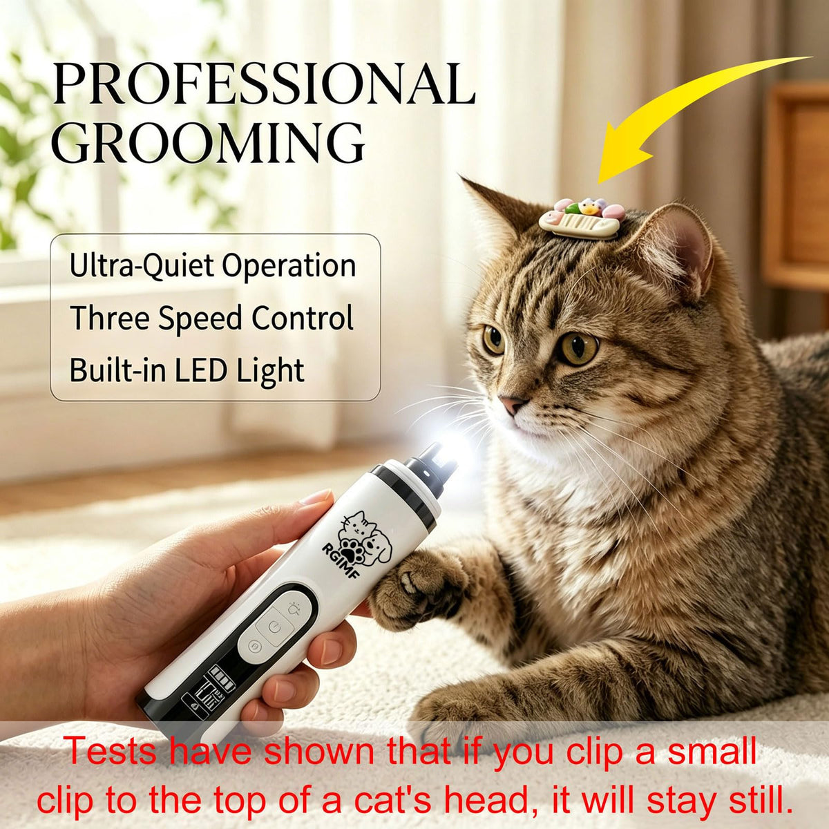 Dog Nail Grinder with Light S33695