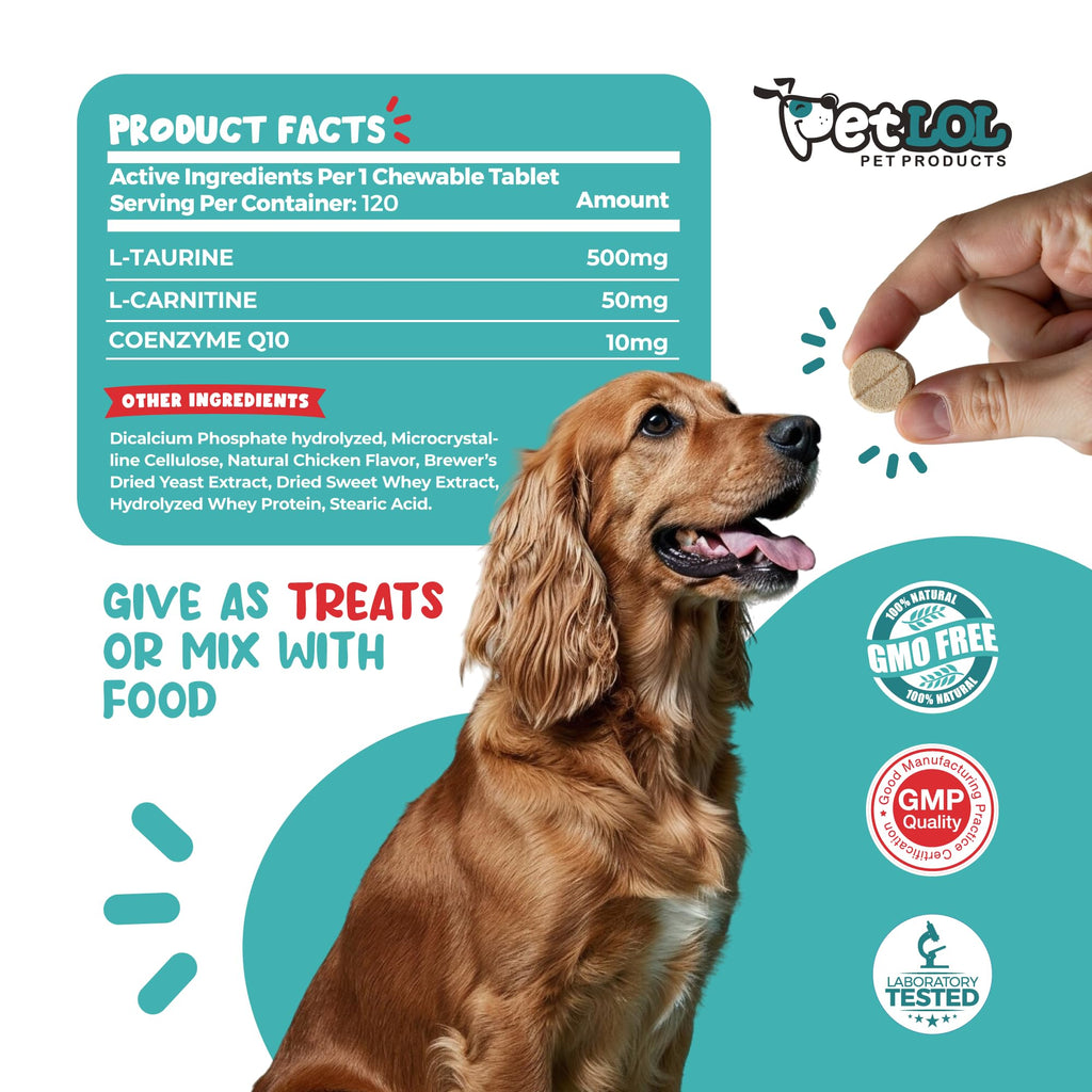 Taurine 500 mg for Dogs K99093