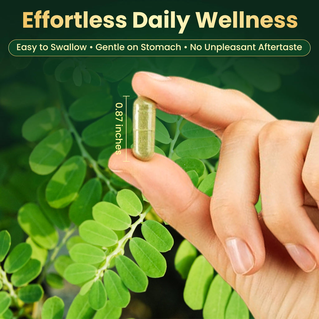 Moringa Capsules 1600mg 120 Vegan Capsules U95973