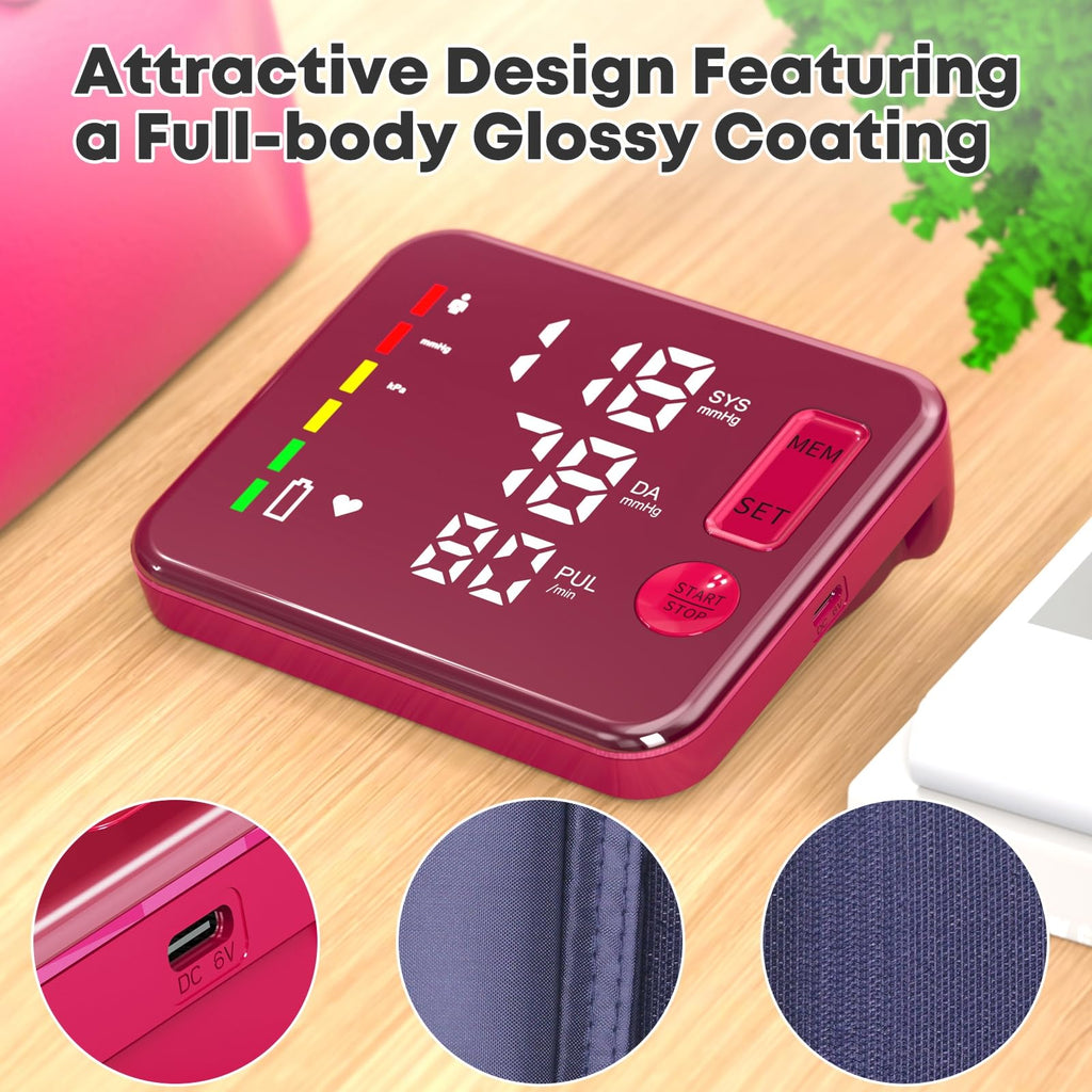 Blood Pressure Monitor Rechargeable Upper Arm S3331