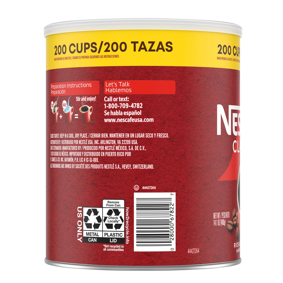 Dark Roast Instant Coffee 14.1 oz S571862