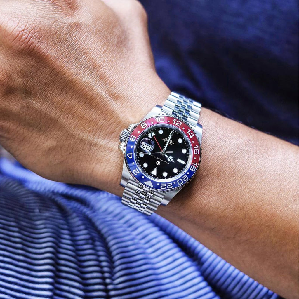 Automatic 40MM Date 100M Waterproof Stainless Steel Sapphire Glass Men Watch Z755
