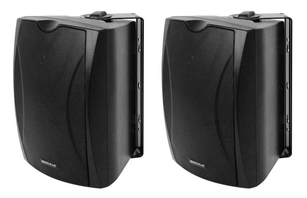 Black Indoor/Outdoor Wall Speaker, 2-Pack J7450
