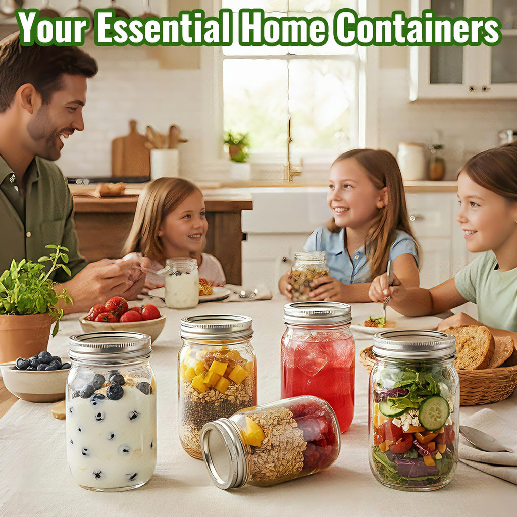 12 oz Mason Jars with Lids 20 Pack U296066
