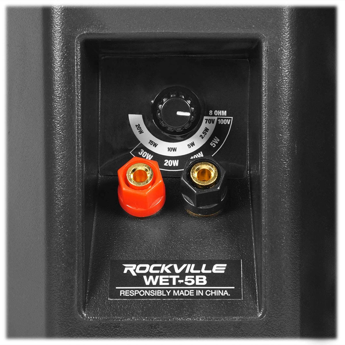 Black Indoor/Outdoor Wall Speaker, 2-Pack J7450