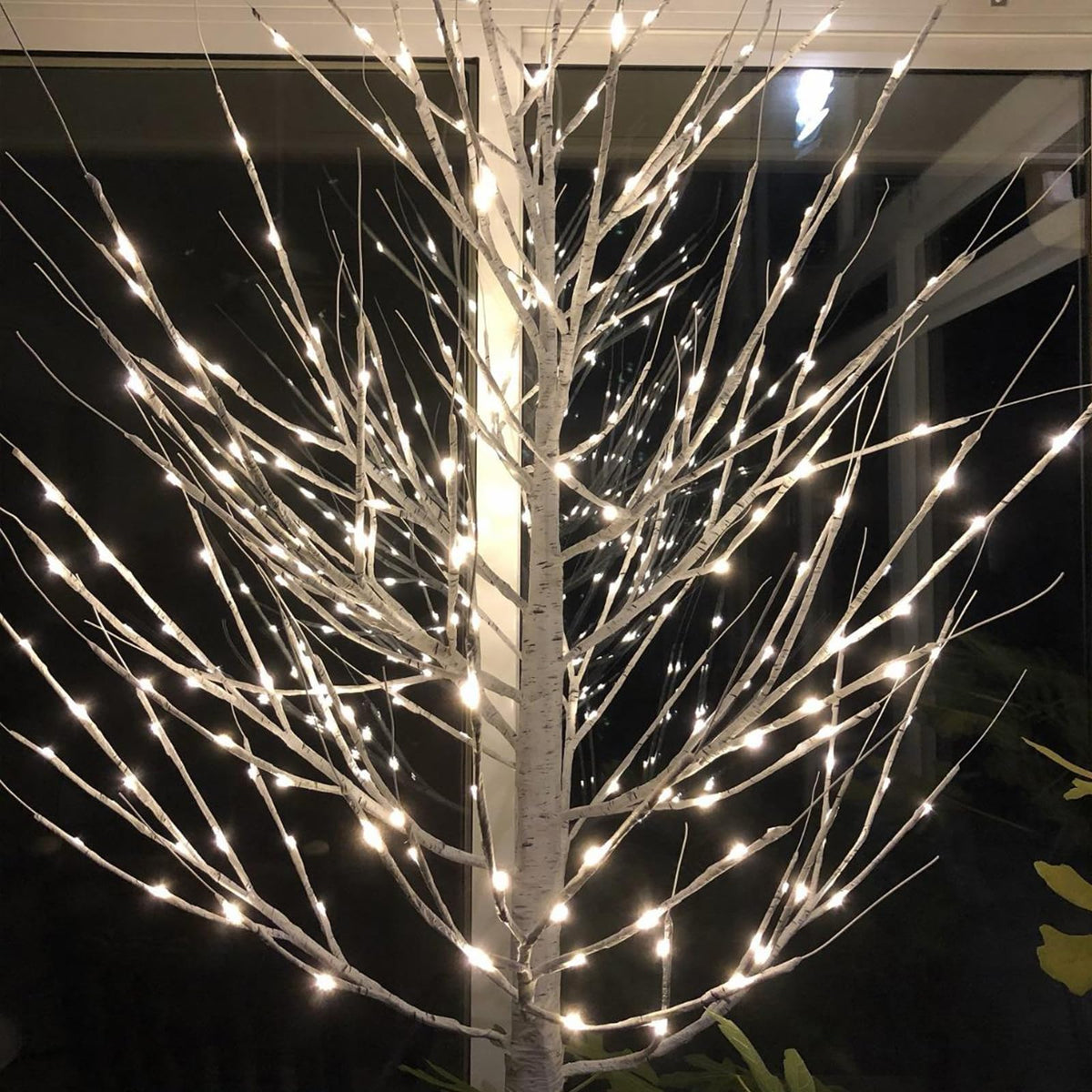 48 LED Lighted Birch Tree 4 Feet E58737