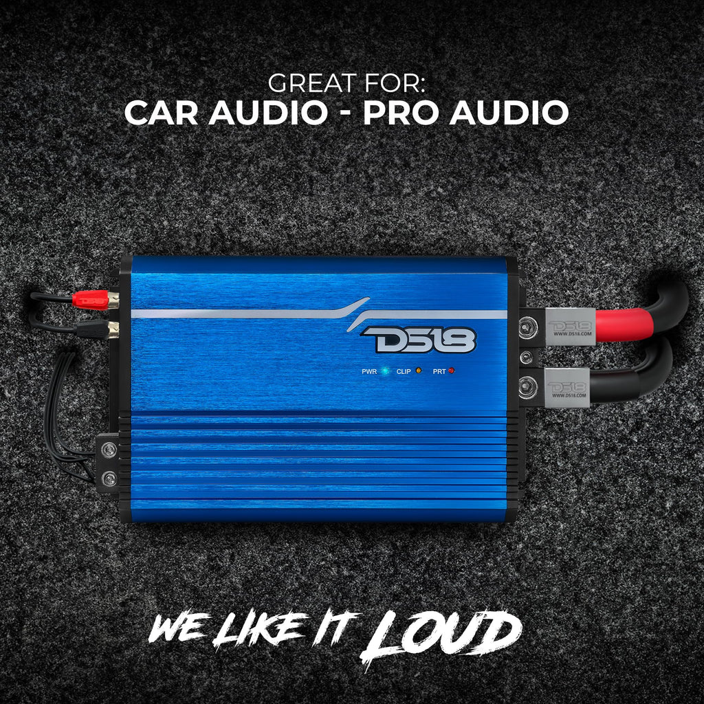 Compact Full-Range Class D 1-Channel Amplifier 2,500 Watts RMS Monoblock P8584