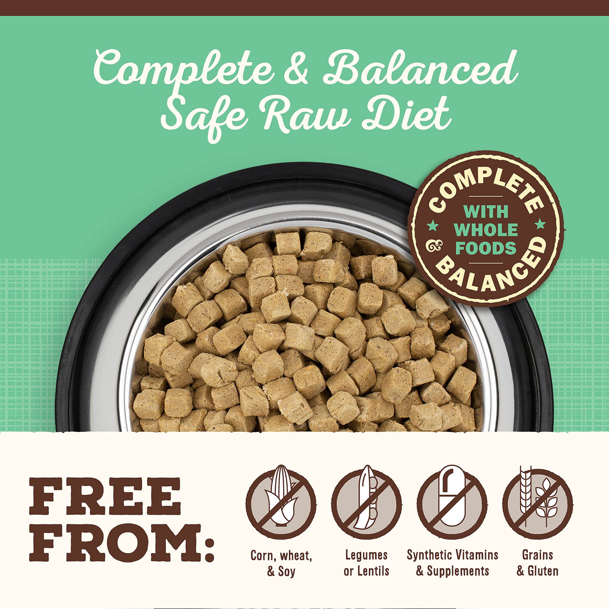 Freeze Dried Chicken Dog Food 16 oz V208